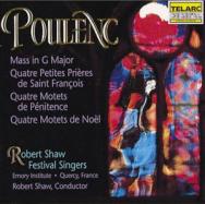 Poulenc Mass In G Prayers Of St Francis Motets For