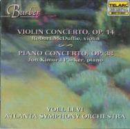 Barber Violin Concerto Op 14 Piano Concerto Op 38